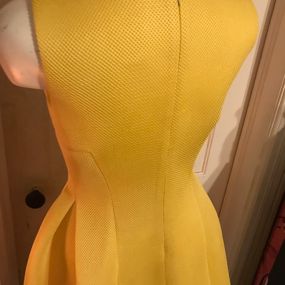 Calvin Klein casual yellow dress, size: 6 - Picture 9 of 17